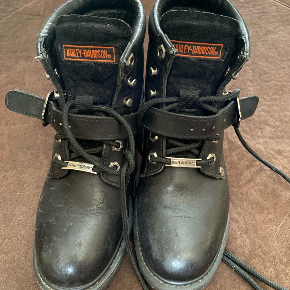 Vintage Harley Davidson riding boots - Picture 2 of 2